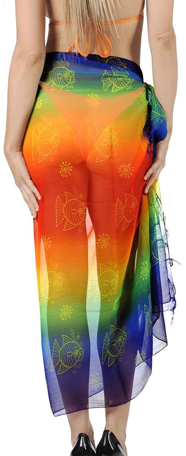 Find the perfect LA LEELA Beach Bikini Cover up Wrap Women Sarong  Multicolor ONE Size Cheap